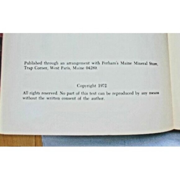 MAINE'S TREASURE CHEST GEMS And MINERALS, Signed By JANE PERHAM STEVENS-1972 - Picture 3 of 5